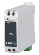 DC Transducer P10, galvanic isolation between input/output/supply circuit, input 0..300VDC, output 4..20mA, sv 60..300VAC/DC, DIN-rail TS35