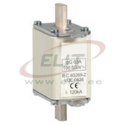 Cartridge Fuse HRC, NH00 125A 500VAC/440VDC 120kA/25KA, gG