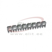 Marker CAB3, 4..6mm², 8, strip 20pcs, grey