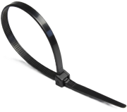 Cable Tie CB 250/7.6 SW, 54.4kg, Polyamide 6.6, -40..85°C, UV resistant, UL94 V2, 100pcs/pck, UL E75050 ^Lloyd’s ^GL 59425-08HH ^Mil-23190D, black