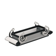 Base HDC 24B ABU, size 8, side-locking clamp-on lower side, IP65
