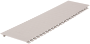 Blanking-off Plate ZA 1, H45mm, 220mm, 10M, 4x 0.5M, white