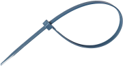 Detectable Cable Tie HACCP, 370/7.6, 43.5kg, PA6.6 (NDT) ^small metal parts, -40..85°C, HF ^SF, 100pcs/pck, blue