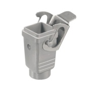 Coupling hood HDC 04A KOLU 1M20G, size 1, side-locking clamp on lower side, -40..125°C, diecast aluminium, M20, IP65