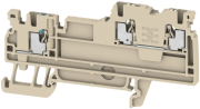 AIO21 1.5 SO| Initiator/actuator Terminal , 2-tier, 1.5mm² 13.5A 250V, push-in, dark beige