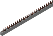 Busbar G-2L-1000/10, L1-N, 56M| 28x2, 10mm², fork, pitch 17.8mm, screw M5-M6