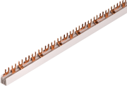 5240104 « Busbar G-3L-1000/16C, L1-L2-L3, 57M| 19x3, 16mm², fork, pitch 17.8mm, screw M5-M6, MaxPro