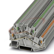 Double-level Terminal Block PTTBS 2.5/U-OG/O-GN, 50pcs/pck
