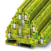 Ground Modular Terminal Block UT 2.5-3PE, 50pcs/pck