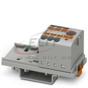 Distribution Block PTFIX 6/6X2.5-NS35 GY, 10pcs/pck