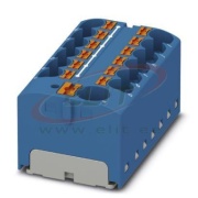 Distribution Block PTFIX 10/12X4 BU, 8pcs/pck