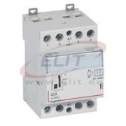 Modular Contactor CX³, 4NO 40A 400VAC, cv 24VAC, handle, 3M, TS35