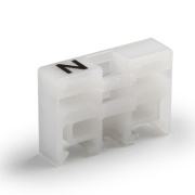 PMR117| Support, 2x 10mm busbar, marked N