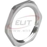 Locknut M63x1.5, wrench 70, thickness 6mm, -40..200°C, nickel-plated brass