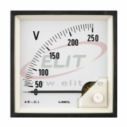 Ammeter EA19, moving-iron, 600A 600/5, cl1.5, scala 90°, ■96x96mm/ □92x92mm, IP52