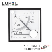 Ammeter EA17, moving-iron, 600AAC 600/5A, scala 90°, marine, ■72x72mm/ □68x68mm, IP65