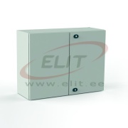 Enclosure E COR, 1000Wx1000Hx300D, plain double door, mounting plate, 2x gland plate 310x110, 1x lock w. ø3mm double bar key, rod system, C3M| epoxy resin layer, IP55 IK10, Nema4, grey