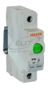 LED Indicator, green, 24VAC/DC, 1..16mm², 1M, TS35