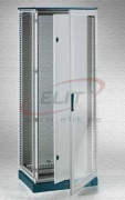 Inner Door EUPI, 1000Wx2000H, double bar locking w. 3mm double-bit insert, incl. vert. uprights, hori. rails, mount accessories, C3M| epoxy resin layer, grey