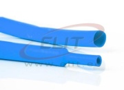 Heat Shrink Tubing H-2(Z), 9.5/4.8mm, thin-wall 0.56mm, crosslinked polyolefin -55..125°C/ +100°C, flame-resistant ^high flexibility, L1.22m/pce, blue