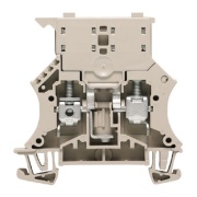Fuse Terminal WSI 6, 6mm² 6.3A 500V, fuse 5x20, beige