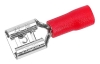 Disconnector Con vh 4.8 rs, insulated, female, 0.5..1.5mm² 300V, tab 0.5x4.8mm, -25..75°C, PVC ^brass, 100pcs/pck, red