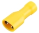 Disconnector Con vv 6.3 g, fully insulated, female, 4..6mm² 300V, tab 0.8x6.4mm, -25..75°C, PVC ^brass, 100pcs/pck, blue