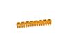 Marker CAB3, 4..6mm², (+), strip 20pcs, yellow