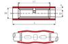 Butt Connector Ver 1.25 r, PVC insulated, 0.5..1.5mm² 600V, L26mm, -25..75°C, PVC ^copper, 100pcs/pck, red