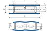 Butt Connector Ver 2 b, PVC insulated, 1.5..2.5mm² 600V, L26mm, -25..75°C, PVC ^copper, 100pcs/pck, blue