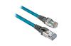 EtherNet Cable 1585, RJ45 plug » RJ45 plug, 8 conductors, 100BASE-TX, 100Mbit/s, Robotic TPE, weld splatter, UV, oil resistant, Flex Rated, 1.9m, teal