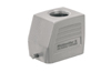 Hood HDC 06B TOLU 1M25G, size 3, cable entry from top, end-locking clamp, lower side, -40..125°C, diecast aluminium, M25, IP65