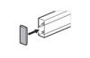 End Cap DLP-S, 100x50mm, white