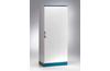 Cabinet E MOX, 600Wx2000Hx400D, monobloc, plain door, rear panel, mounting plate, 4point locking w. ø3mm double bar locking system, cable entry bottom plates, seal, C3M| epoxy resin layer, IP66 IK10, NEMA12, ocean blue, grey