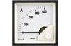 Ammeter MA17LN, moving-coil, built-in rectifier, input 20mA/300A, scale 240°, white faceplate, ■72x72mm/ □68x68mm, IP52