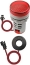 Ammeter XB7 Monolithic, ø22.5mm, 0..100AAC, IP65, red