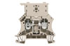 Fuse Terminal WSI 6, 6mm² 6.3A 500V, fuse 5x20, beige