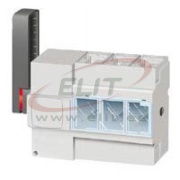 Isolating Switch DPX-IS 250, 160A 3x 690VAC AC23, terminal shields, left-hand side handle, 150/185mm², panel mount/ TS35