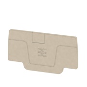 End Plate AEP 2C 2.5, Weidmüller, beige