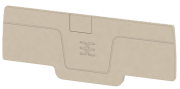 End Plate AEP 4C 2.5, beige