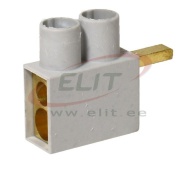 Feed-in Terminal AS/2x10 SN 0.5M PO, Cu 2x 10mm² 40A 690V, Pollmann, grey