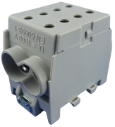 Main Terminal Al/Cu HLAK 70-1/2 M2, 2x 70/50mm²/ 2x70/50mm², 250/200A 1000VAC/DC, 4Nm, TS35, grey