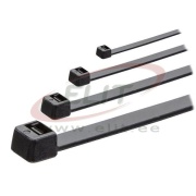 Cable Tie GT-UV, 160/4.8 SW, 22.2kg, Polyamide 6.6, -40..85°C, UV resistant, UL94 V2, 100pcs/pck, UL E75050, Lloyd’s, GL 59425-08HH, Mil-23190D, black
