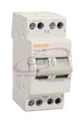 Changeover Switch, 2P 1-0-2 32A 250/400VAC, 1..16mm², 2M, TS35