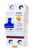 EPBR-63H-C6-30« Residual Current Breaker w. Overcurrent EPBM2-63H, 1C^N 6A 30mA 10kA, type AC, 2M, 10mm²