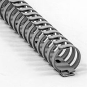 Flexible Wiring Duct FD-40, L0.5m, adhesive tape, Nylon 66, 94V-2, grey