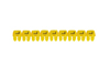 Marker CAB3, 0.5..1.5mm², L, strip 30pcs, Legrand, yellow