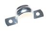 Pipe Clamp BS-M, D32mm, 2 fix points, zinced-pated steel, 100pcs/pck