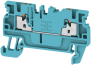 Feed-through Terminal A2C 2.5 BL, 1-tier, 2.5mm² 24A 800V, push-in, blue