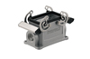 Base HDC 10B SBU 1PG16G, size 4, side-locking clamp on lower side, PG16, IP65, Weidmüller